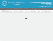 Tablet Screenshot of hawklaw.co.uk